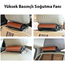 Polham Araç Koltuğu Soğutucu Fan, 3 Kademeli USB Kablolu Koltuk Soğutucu Fan, Ofis, Araç Koltuğu Uyumlu