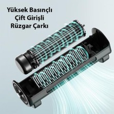 Coofbe Yüksek Basınçlı Ayarlanabilir 3 Modlu Araç Koltuğu Soğutma Fanı Araç Fanı USB Araç Koltuk Soğutucu