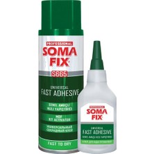 Somafix Somafı x Büyük Boy Mdf Kit Hızlı Yapıştırıcı 400 ml + 100 gr