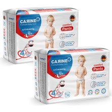 Carine 2'li Paket Active Külot Bebek Bezi 4 Numara Maxi 32 x2