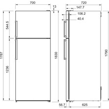 Franke  Ffrf 478 Nf Xs F 434 Lt Inox Solo Buzdolabı