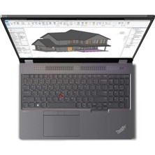 Lenovo Thinkpad P16 21D60012TX03 I7-12800HX 32GB 512SSD A1000 16" Qhd+ W10P Taşınabilir Iş Istasyonu