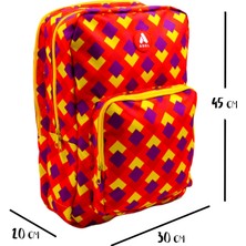 Adel 3 Bölmeli Okul Sırt Çantası Model AD-4004