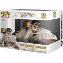Funko Pop Figür Ride: Grıngotts Dragon W/harry, Ron, & Hermione