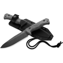 Lionsteel T6 Cpm 3V Old Black Blade Black Canvas Bıçak