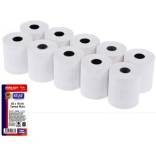 Kraf Termal Rulo 56x16 mt 10 Adet Beyaz Renk  Kalite Kırtasiye Ürünü