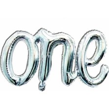 Kidspartim Gümüş One Folyo Balon