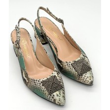 Gizzelli Shoes Yılan Deri Sandalet