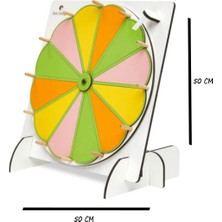 Eryatex Yaz-Sil Eğitici Oyun Çarkıfelek Yazılıp Silinebilir Çarkı Felek Çarkıfelek Oyunu