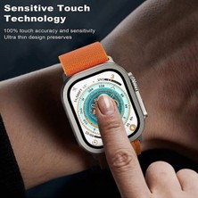 Basias Apple Watch Ultra (49MM)  Tam Kaplayan Cam Ekran Koruyucu