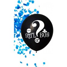 Kidspartim Cinsiyet Balonu Mavi 18 Inç