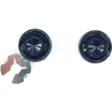 Tedz Collection Gümüş Renk Kule Geçmeli Kol Düğmesi