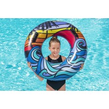 Bestway Tutunmalı 91 cm Ocean  Desenli