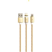 Logis Mıknatıslı iPhone iPad Ipod Lightning C515  Hızlı Şarj Kablosu