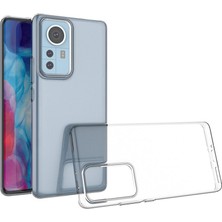Kılıfmania Xiaomi Mi 12 ile Uyumlu Kapak 1mm Süper Silikon Şeffaf Kılıf