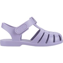 Igor Clasica Velcro Bantlı Lila Çocuk Sandalet PVC Malzeme ile Erkek Çocuklar İçin