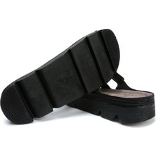 Kifidis SIB220519 Kifidis-Natura Kadın Anatomik Deri Terlik 36-41 Siyah/black - 36