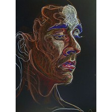 Poli Art Design Diktörgen A4 Pastel Albüm (Koyu Renk Kağıt Karışımı) Pastel Mix Media Album