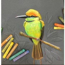 Poli Art Design Diktörgen A4 Pastel Albüm (Koyu Renk Kağıt Karışımı) Pastel Mix Media Album