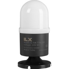 İLX Rgb İkaz Lambası - Ø70 T7K Sabit Seri 24 Vdc Ses Yok 5 Renk
