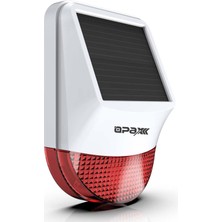 OPAX Bgr-35 Solar Dış Ortam Siren / Mesafe Artırıcı Repeater / Alarm Sistemi 3 In 1