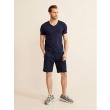Xint V Yaka Modal Slim Fit Basic Tişört