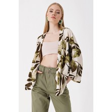 Bigdart 5862 Örme Kimono Haki