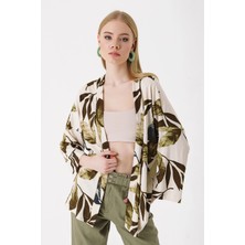 Bigdart 5862 Örme Kimono Haki