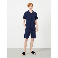 Xint Polo Yaka Pamuklu Oversize Havlu Tişört