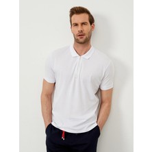 Xint Polo Yaka Pamuklu Regular Fit Fermuarlı Tişört