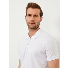 Xint Polo Yaka Pamuklu Regular Fit Fermuarlı Tişört