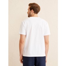 Xint Bisiklet Yaka %100 Pamuk Oversize Baskılı Tişört