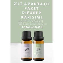 Boco Çay Ağacı & Lavanta  Saf Aromaterapi Uçucu Yağı 2'Li Set (20 Ml)