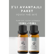 Boco Itır & Bergamot Saf Aromaterapi Uçucu Yağı 2'li Set (20 Ml)