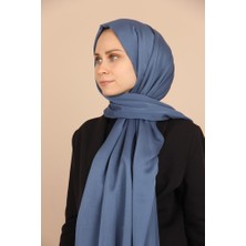 Sima Berrak MAVI-201 Sima Janjanlı Şifon Şal
