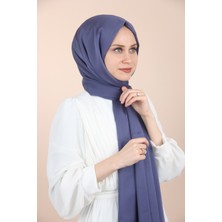 Sima LACIVERTMOR-208 Sima Janjanlı Şifon Şal