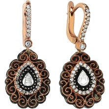 Assos Damla Formlu Elmas Küpe