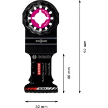 Bosch Expert Multimax Aız 32 Apıt Çok Fonksiyonlu Makine Bıçağı 32 mm