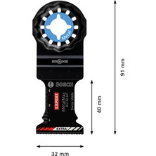 Bosch Expert Metalmax Aız 32 Aıt Çok Fonksiyonlu Makine Bıçağı 40 x 32 mm