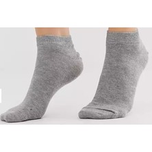 B&D Socks 10'lu Paket Gri Patik Çorap