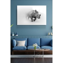 Hinora Gergedan Cam Tablo, Dekoratif Cam Tablo