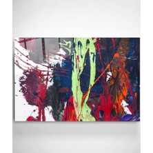 Hinora Fırça Darbeleri Cam Tablo, Dekoratif Cam Tablo