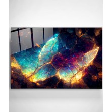 Hinora Galaksi Cam Tablo, Dekoratif Cam Tablo