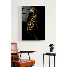 Hinora Leopar Cam Tablo, Dekoratif Cam Tablo