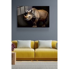 Hinora Gergedan Cam Tablo, Dekoratif Cam Tablo