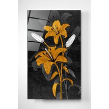Hinora Digi-Glass Golden Flower Cam Tablo