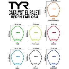 Tyr Catalyst Stroke Yüzücü El Paleti, Şeffaf El Paleti