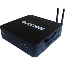 Seclife MP-104 I3-2100 4gb 128GB SSD Dos Siyah Mini Pc