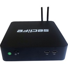 Seclife MP-104 I3-2100 4gb 128GB SSD Dos Siyah Mini Pc