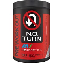 Mysupplement N.O.Turn Preworkout Vişne 450 gr Pre - Workout Güç ve Performans Aminoasit